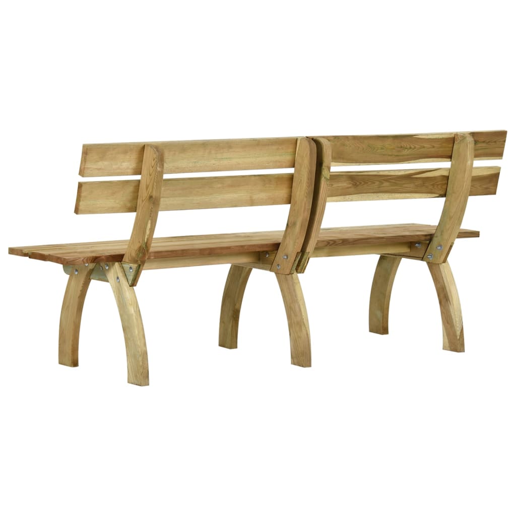 Banc de jardin 110 cm bois de pin imprégné