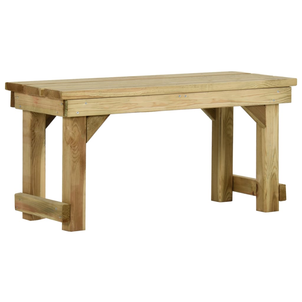 Banc de jardin 140 cm bois de pin imprégné