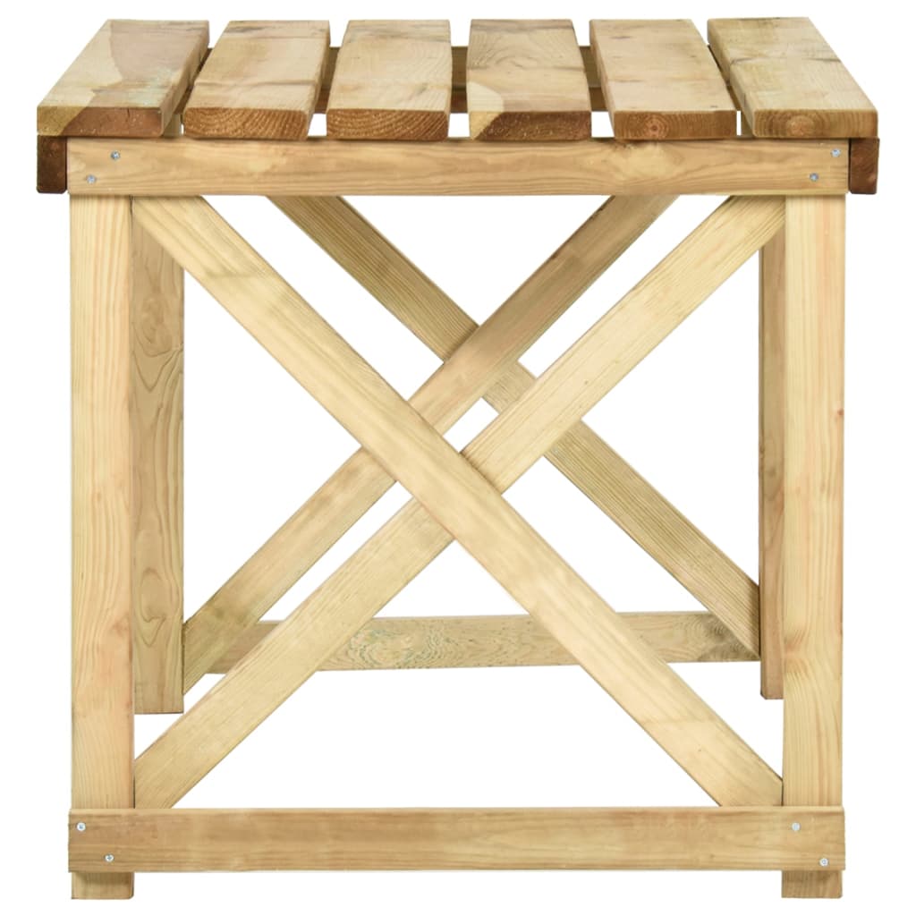 Table de jardin 160x79x75 cm bois