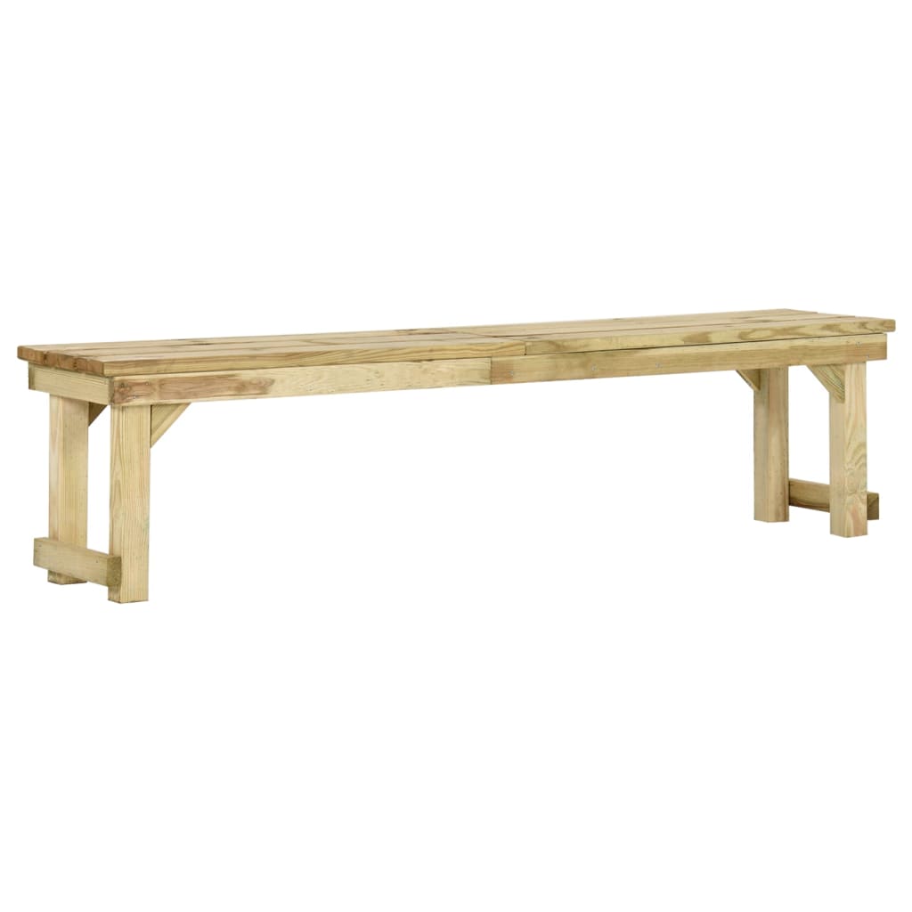 Banc de jardin 140 cm bois de pin imprégné