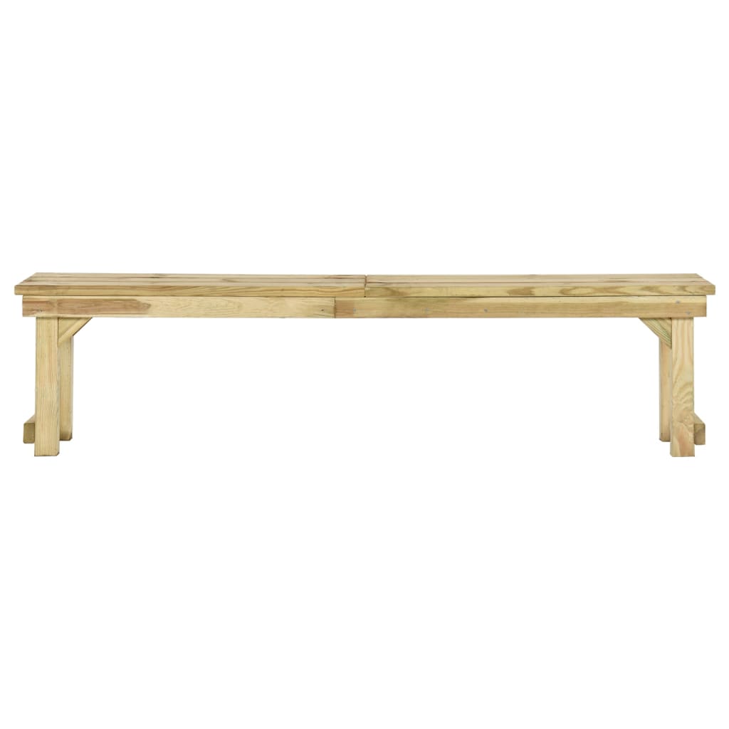 Banc de jardin 140 cm bois de pin imprégné