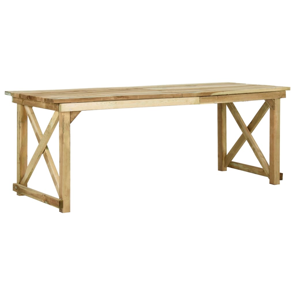 Table de jardin 160x79x75 cm bois