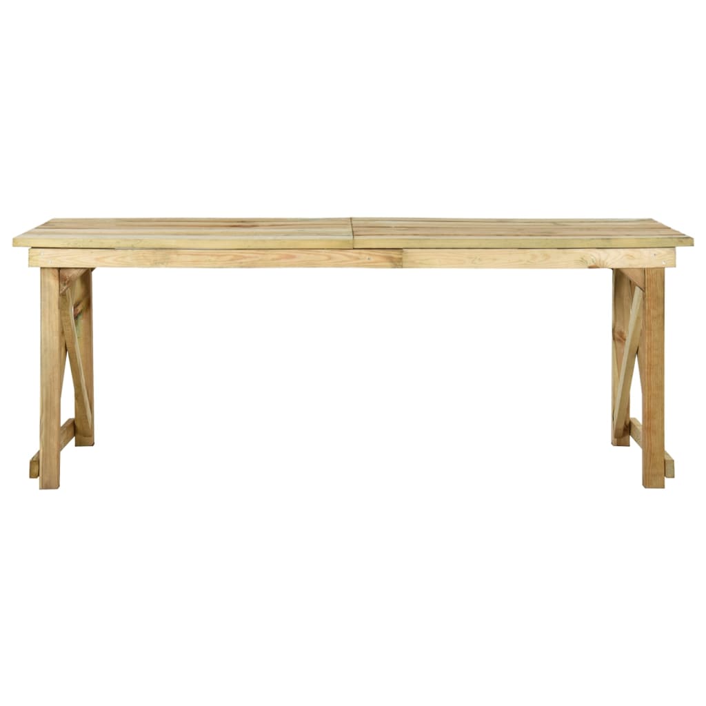 Table de jardin 160x79x75 cm bois