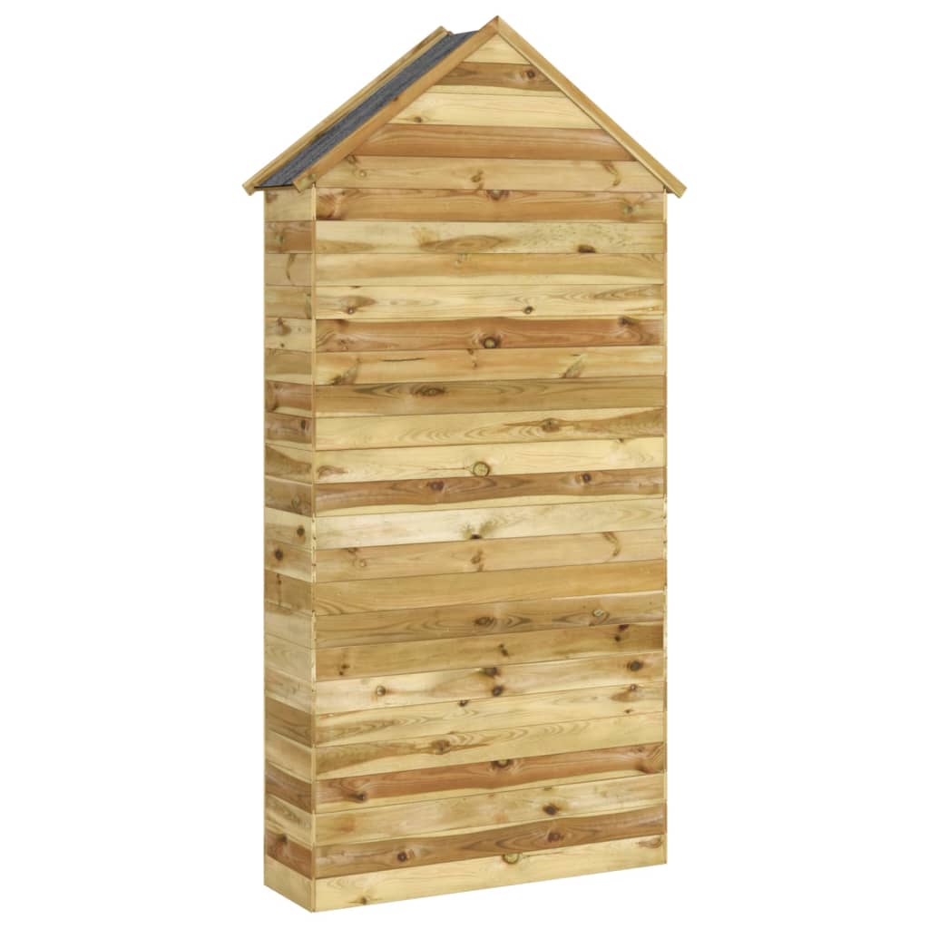 Abri de jardin avec porte 107x107x220 cm bois de pin imprégné