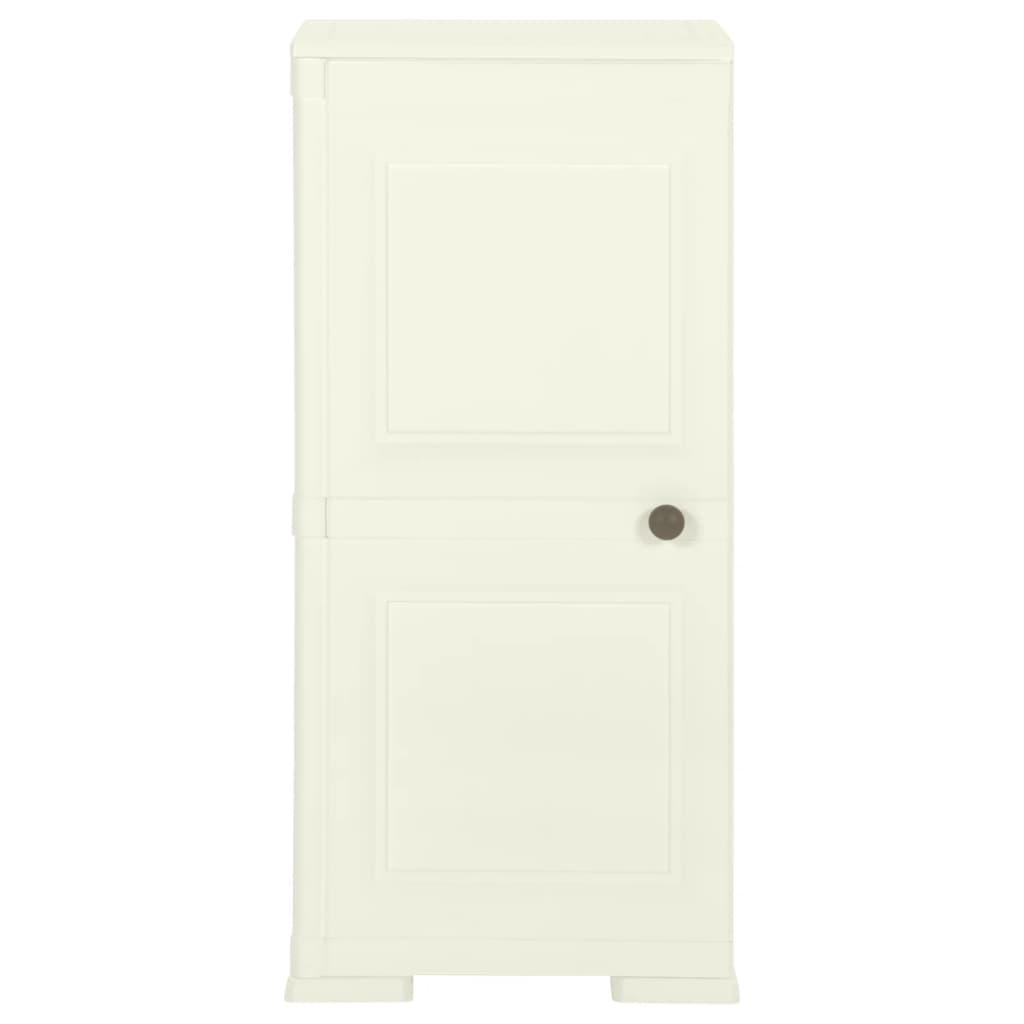 Armoire de rangement aspect bois 79x43x125 cm plastique