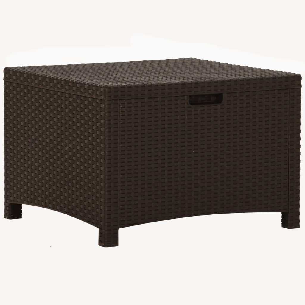 Tuinbox 39x39x46 cm PP rattan