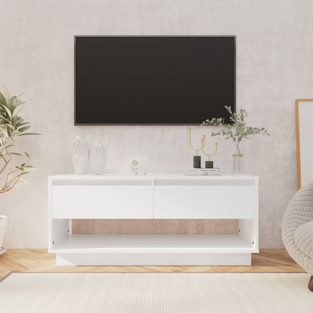 Tv-meubel 102x41x44 cm bewerkt hout