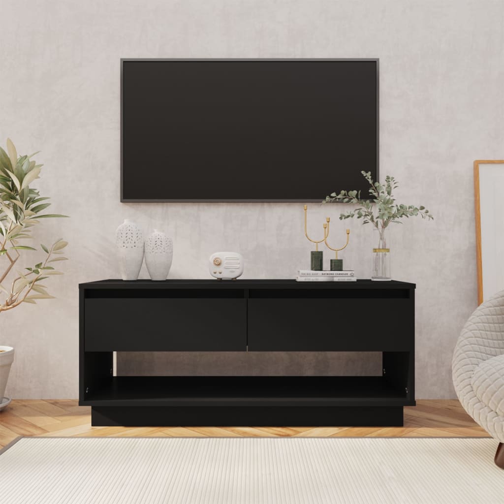 Tv-meubel 102x41x44 cm bewerkt hout