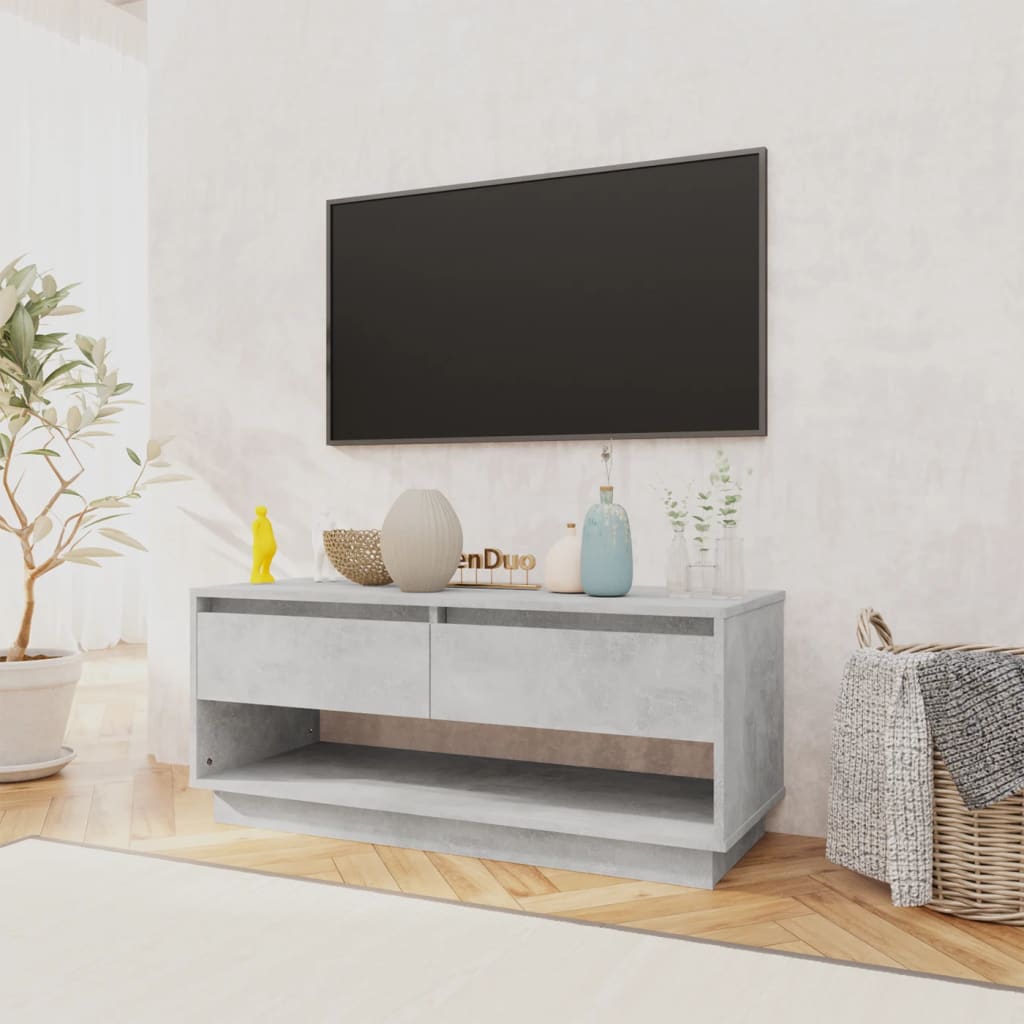 Tv-meubel 102x41x44 cm bewerkt hout