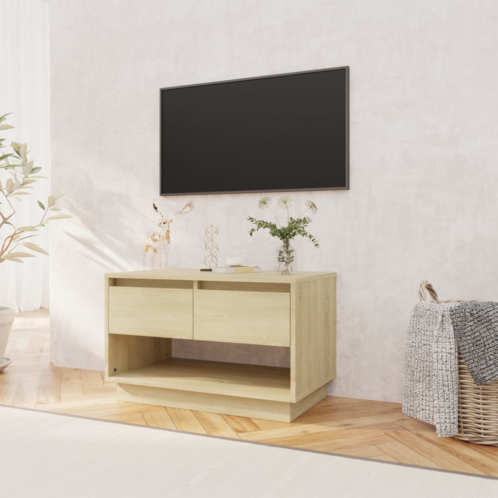 Tv-meubel 70x41x44 cm bewerkt hout