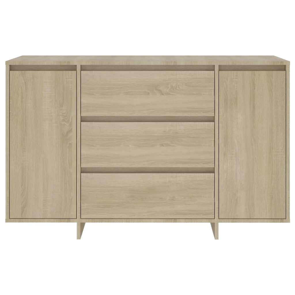 Dressoir met 3 lades 120x41x75 cm bewerkt hout