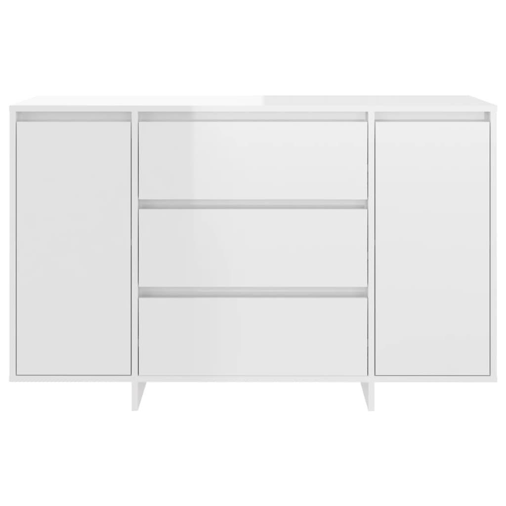 Dressoir met 3 lades 120x41x75 cm bewerkt hout