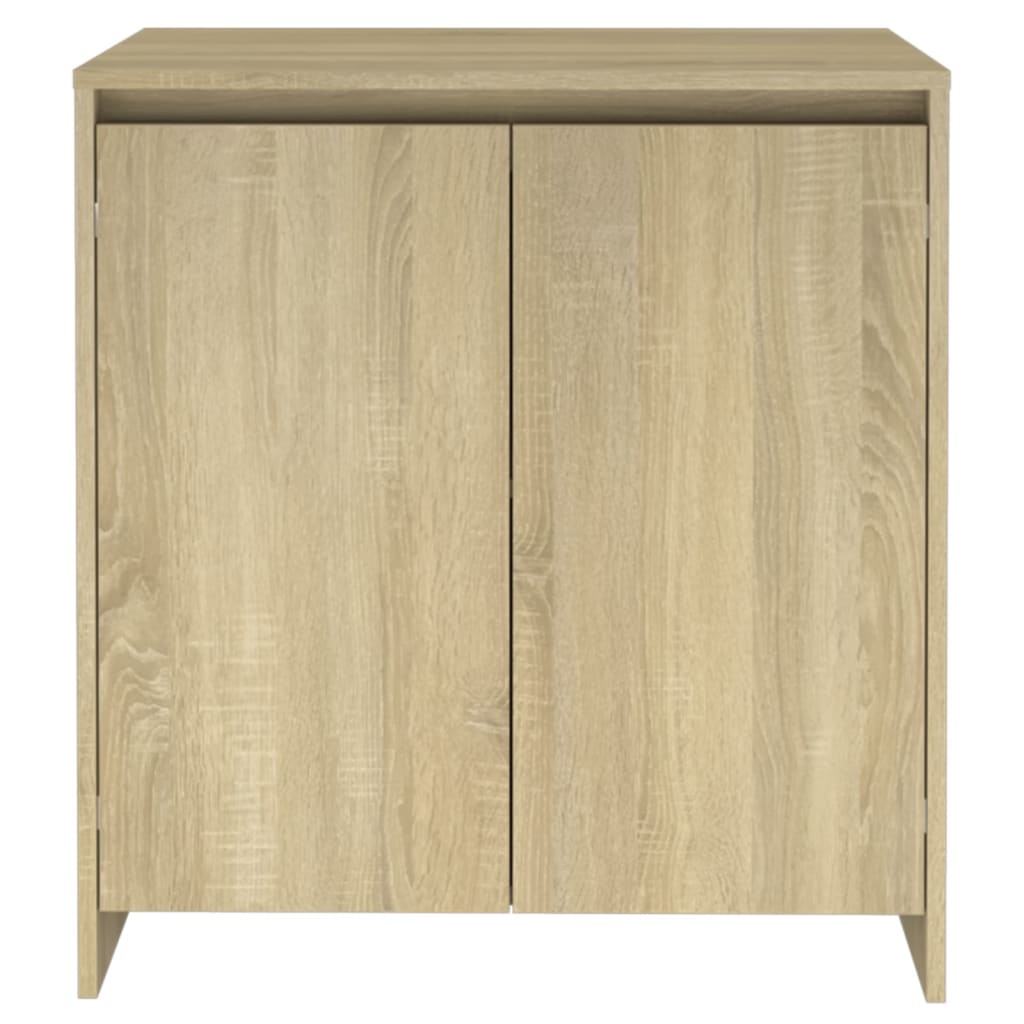 Dressoir 70x41x75 cm bewerkt hout eikenkleurig