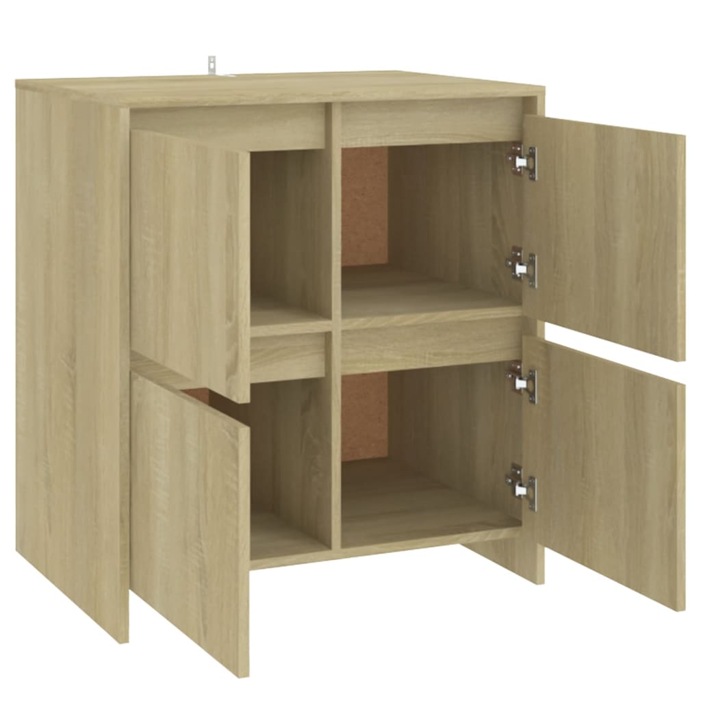 Dressoir 70x41x75 cm bewerkt hout