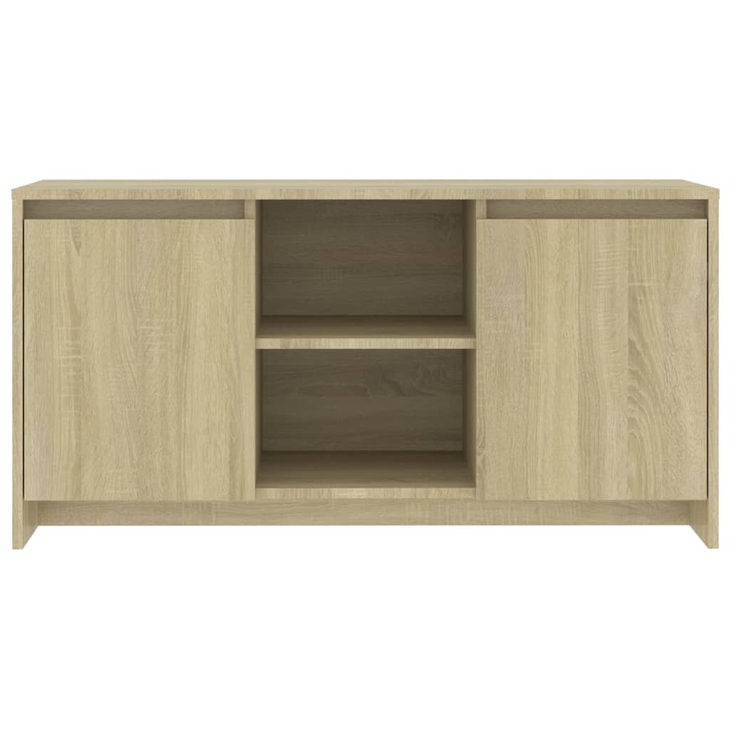 Tv-meubel 102x37,5x52,5 cm bewerkt hout oud houtkleurig