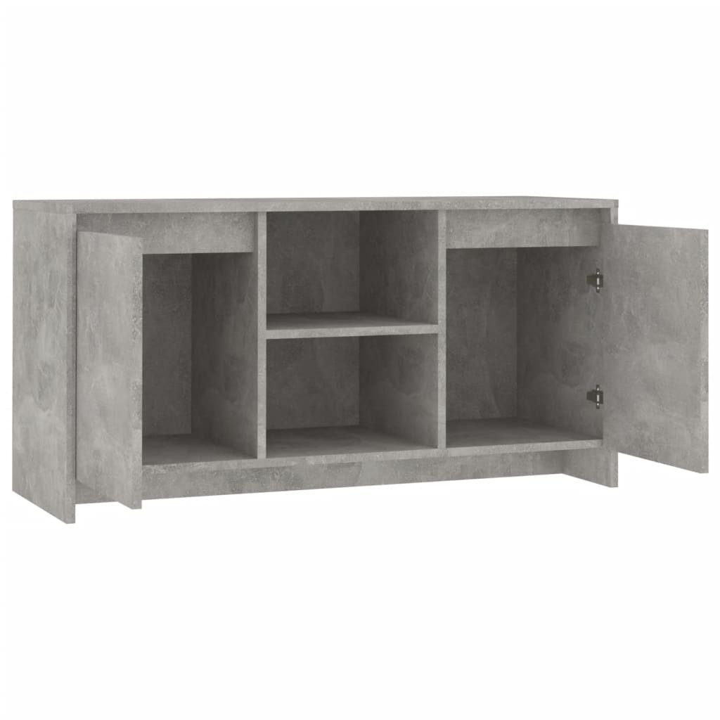 Tv-meubel 102x37,5x52,5 cm bewerkt hout eikenkleurig