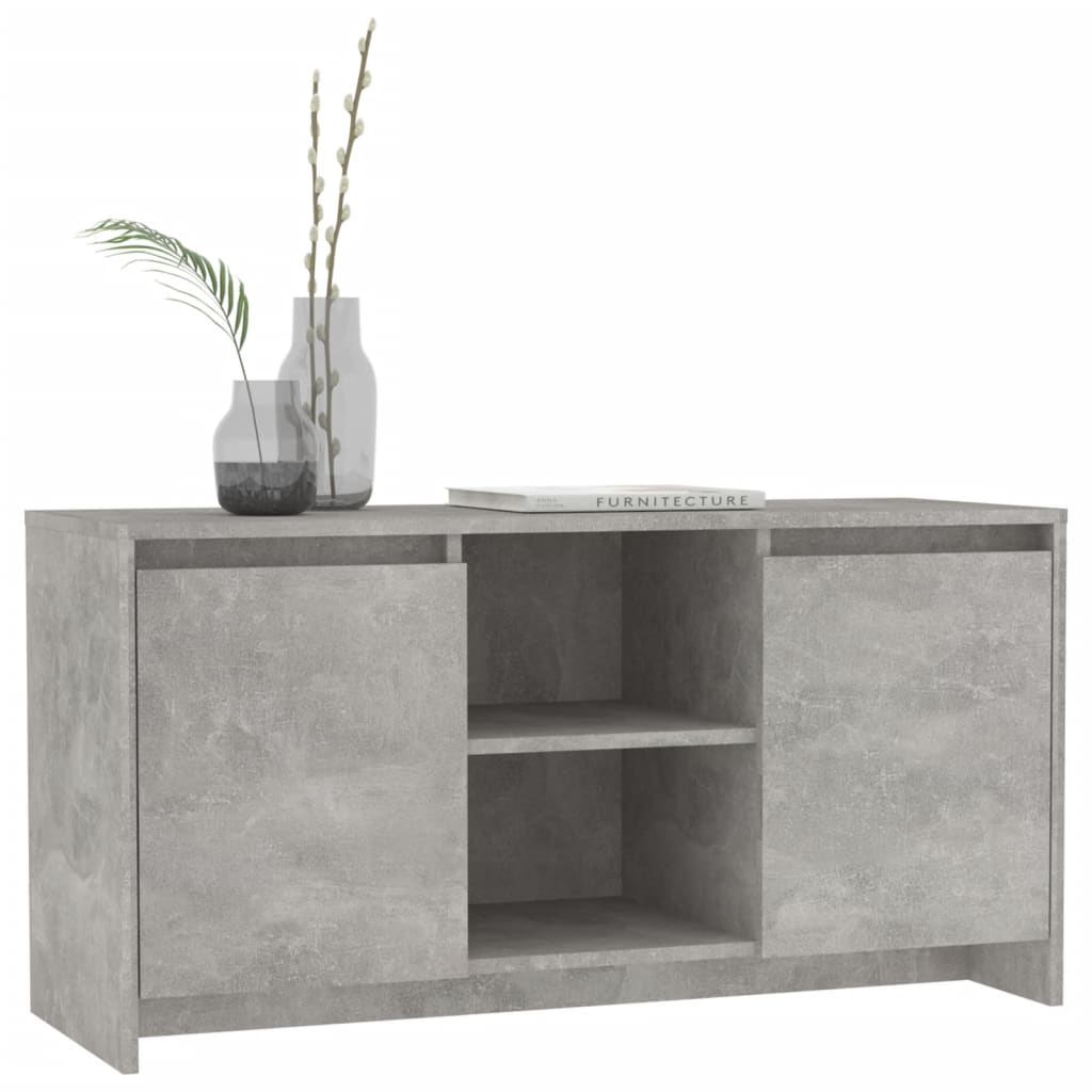 Tv-meubel 102x37,5x52,5 cm bewerkt hout eikenkleurig