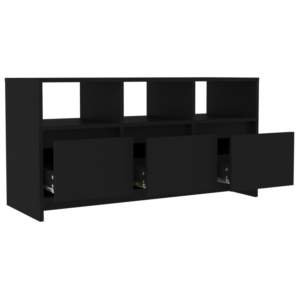 Tv-meubel 102x37,5x52,5 cm bewerkt hout eikenkleurig