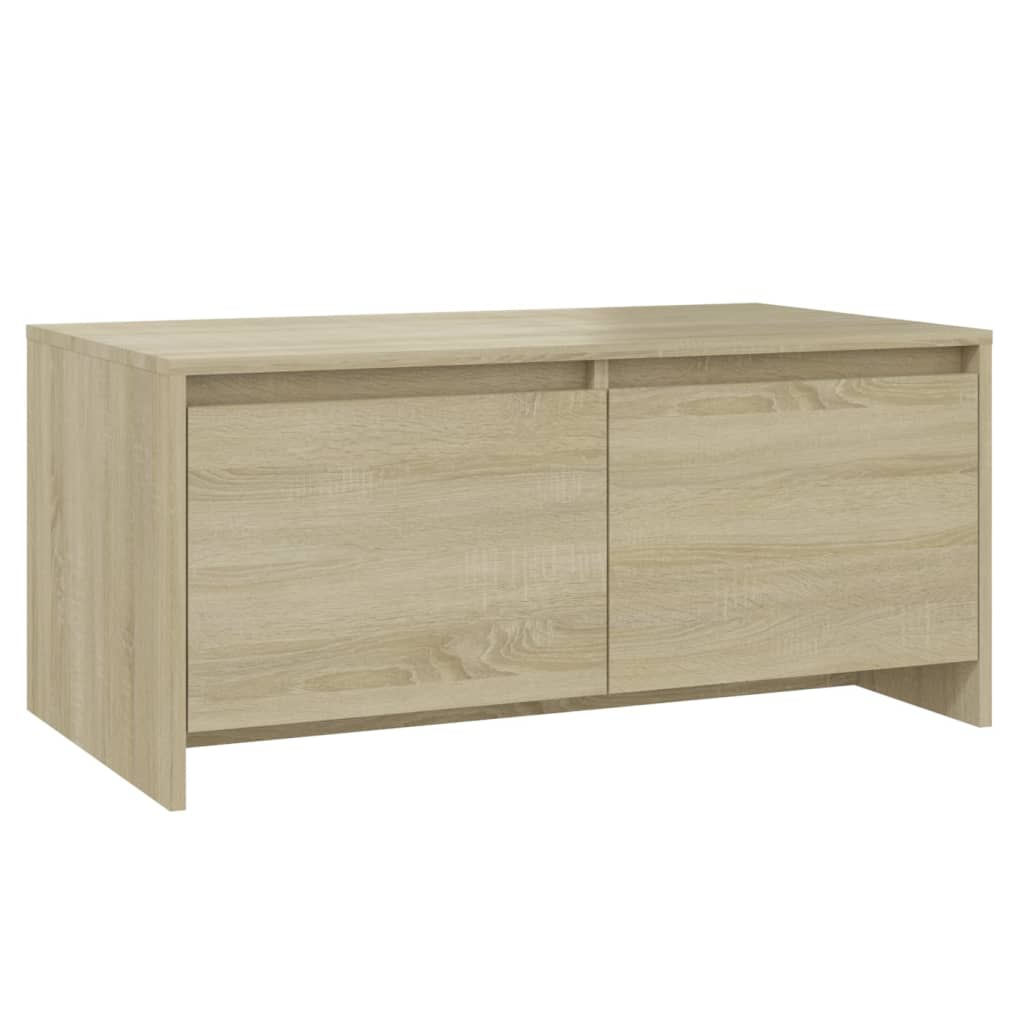 Salontafel 90x50x41,5 cm bewerkt hout