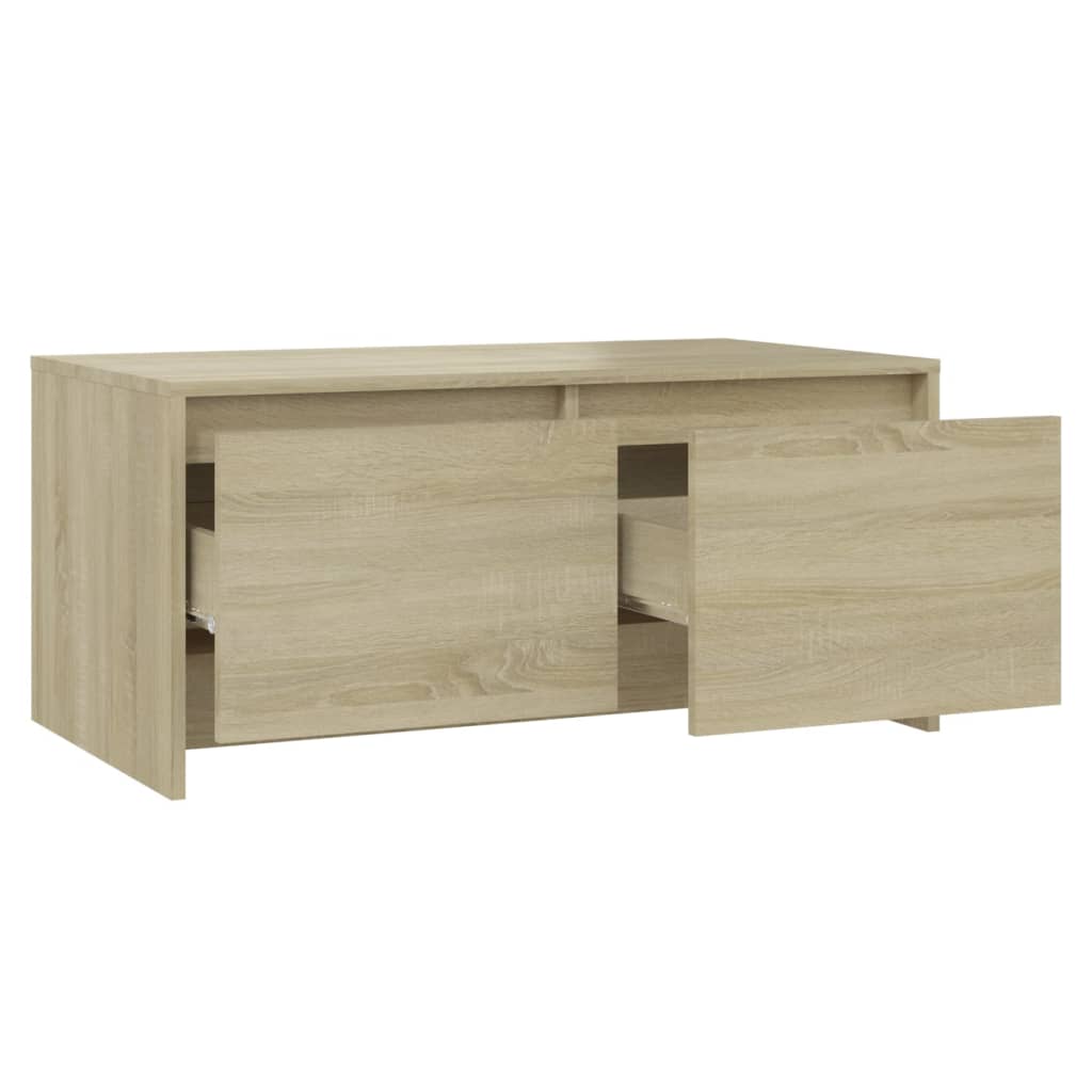 Salontafel 90x50x41,5 cm bewerkt hout