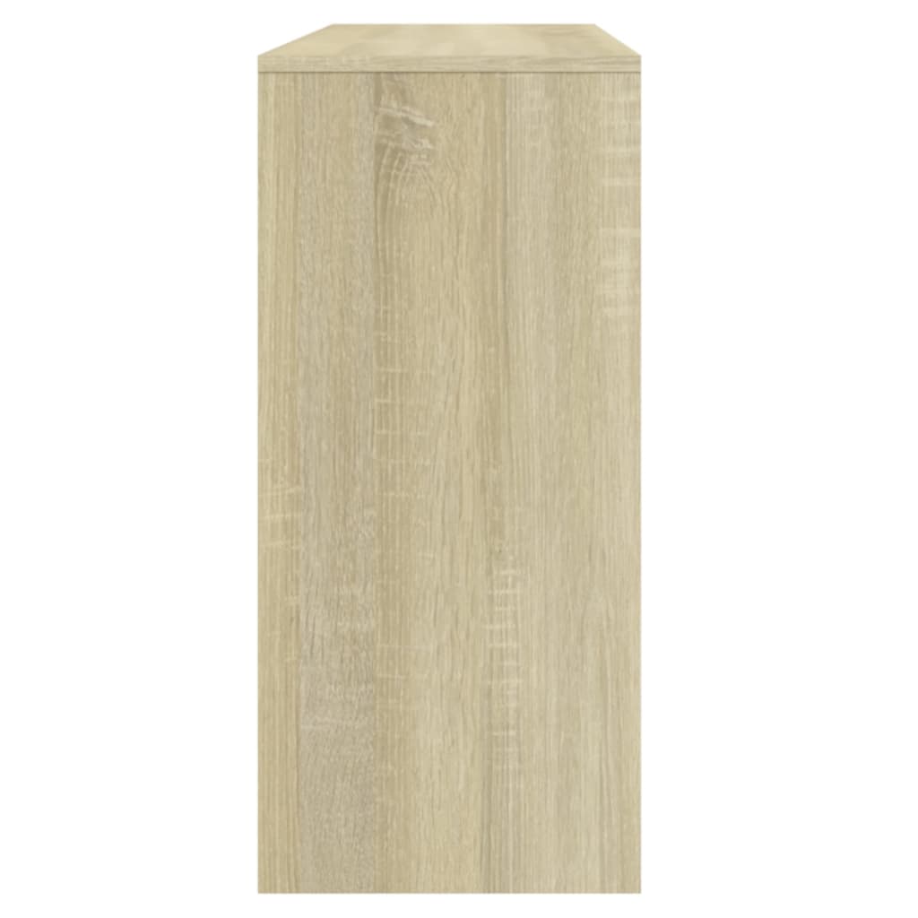 Wandtafel 100x35x76,5 cm bewerkt hout oud houtkleurig