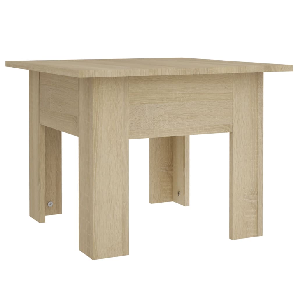 Salontafel 55x55x42 cm bewerkt hout