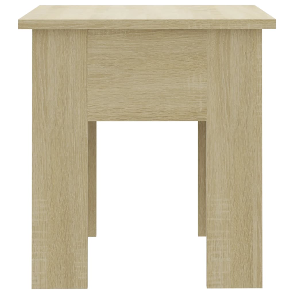 Salontafel 40x40x42 cm bewerkt hout