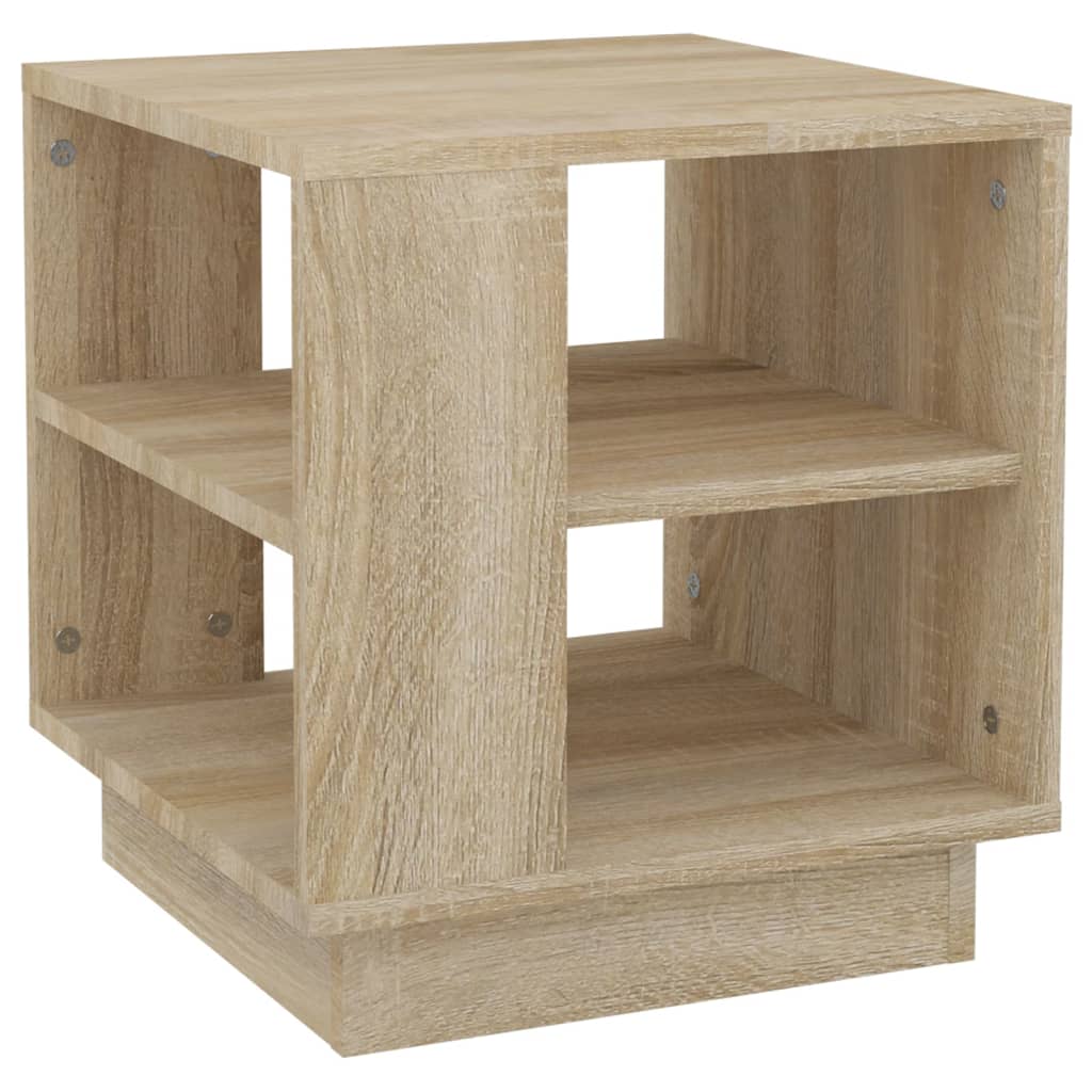 Salontafel 40x40x43 cm bewerkt hout