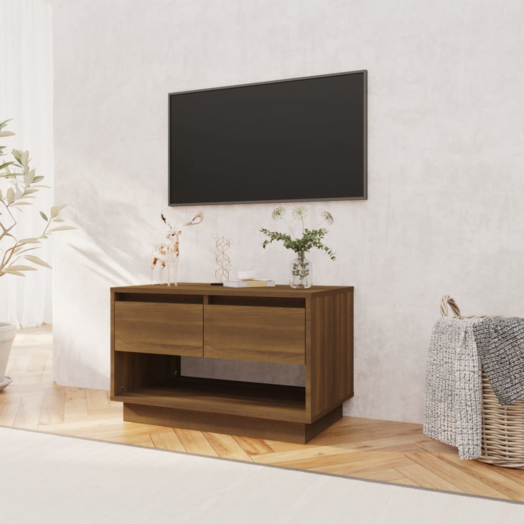 Tv-meubel 70x41x44 cm bewerkt hout