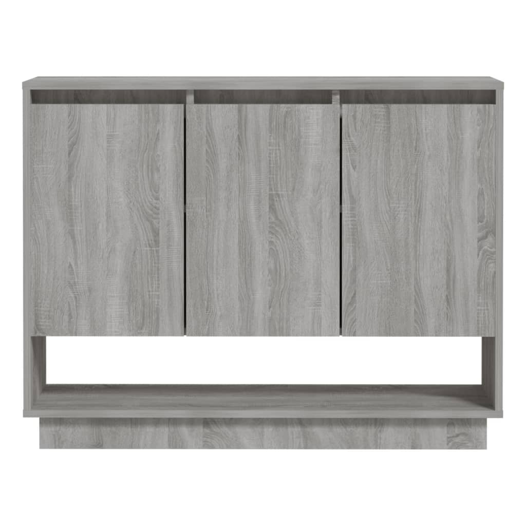 Dressoir 97x31x75 cm bewerkt hout eikenkleurig