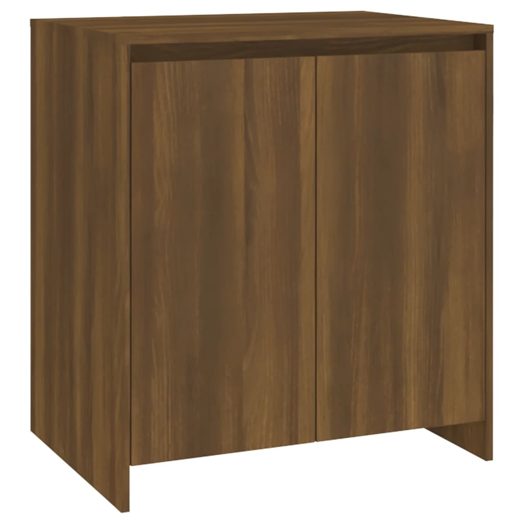 Dressoir 70x41x75 cm bewerkt hout eikenkleurig