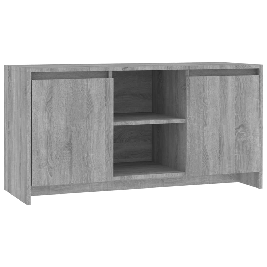 Tv-meubel 102x37,5x52,5 cm bewerkt hout eikenkleurig