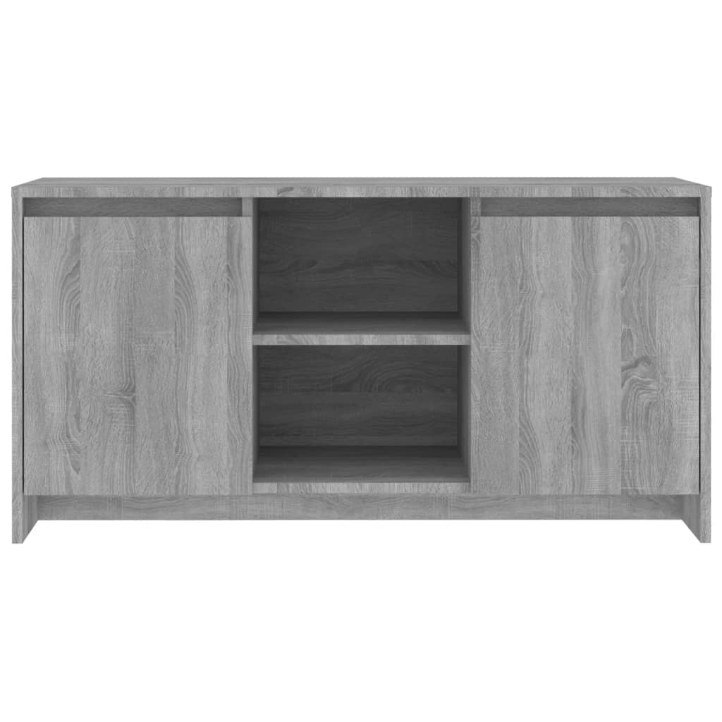 Tv-meubel 102x37,5x52,5 cm bewerkt hout eikenkleurig