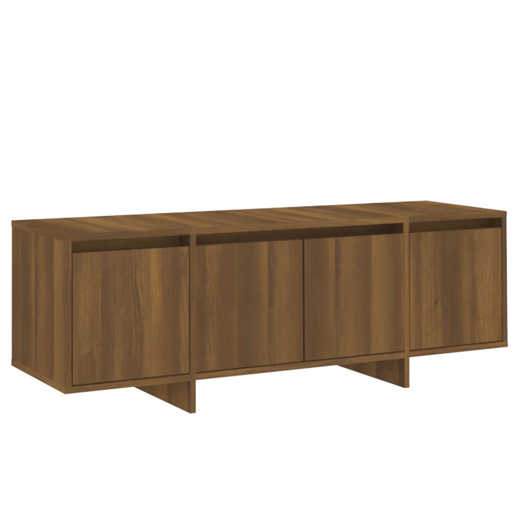 Tv-meubel 120x30x40,5 cm bewerkt hout eikenkleurig