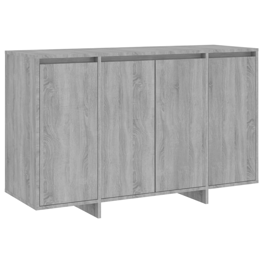 Dressoir 120x41x75 cm bewerkt hout eikenkleurig