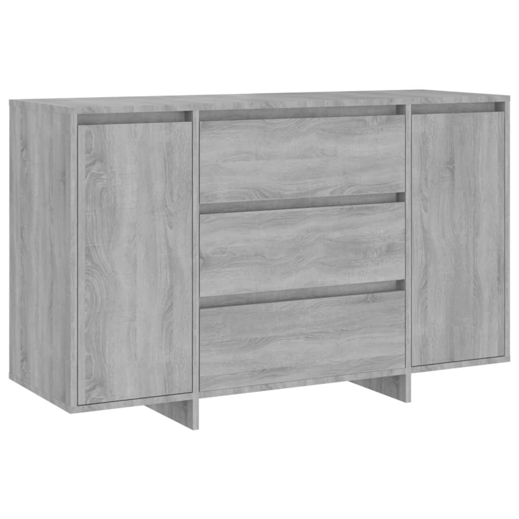 Dressoir met 3 lades 120x41x75 cm bewerkt hout