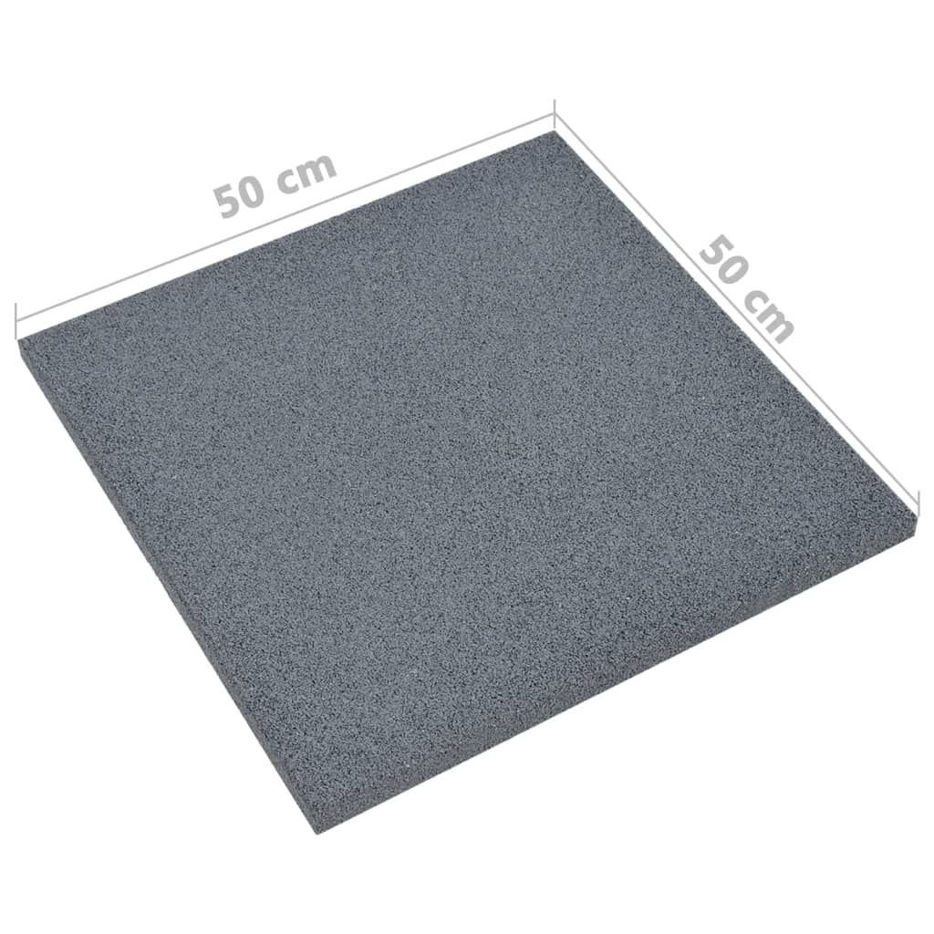 Valtegels 18 st 50x50x3 cm rubber