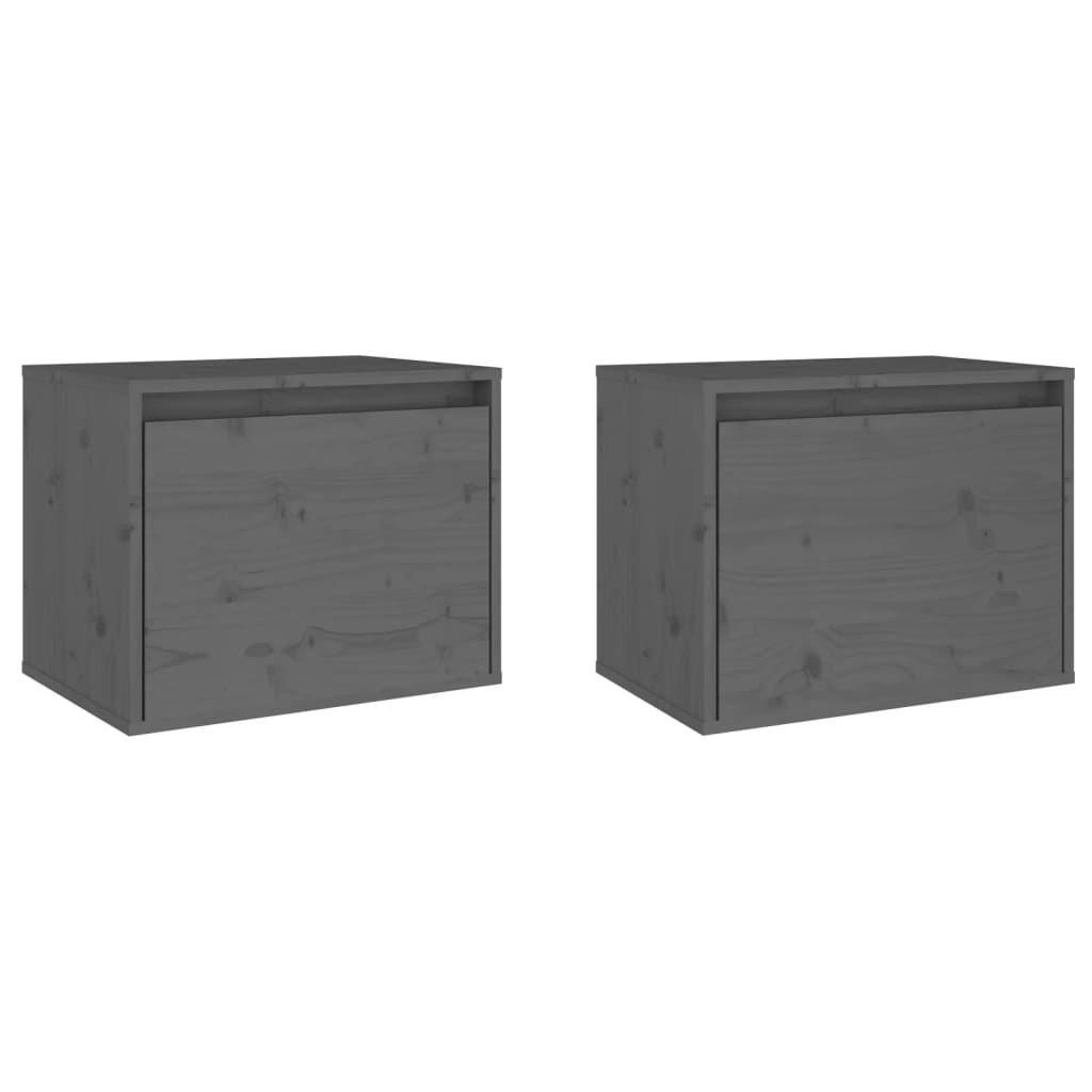 Wandkast 45x30x35 cm massief grenenhout