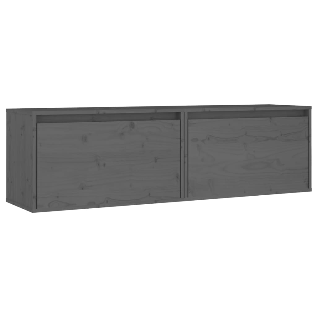 Wandkast 60x30x35 cm massief grenenhout