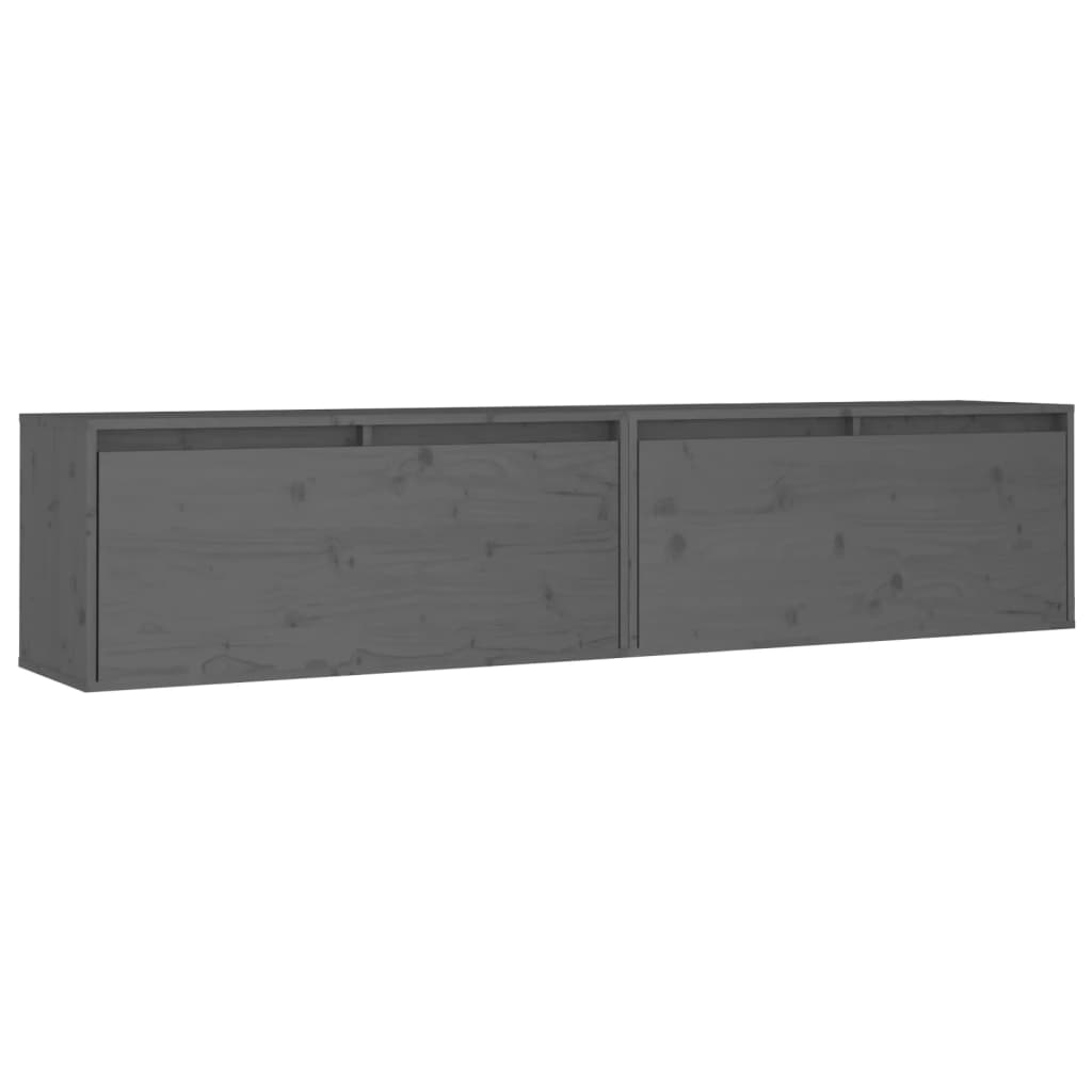 Wandkast 80x30x35 cm massief grenenhout