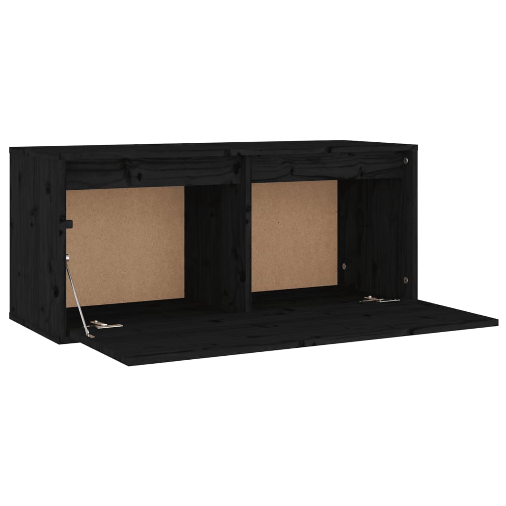 Wandkast 80x30x35 cm massief grenenhout