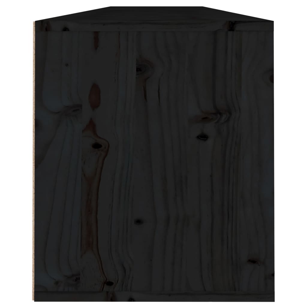 Éléments muraux 2 pcs 100x30x35 cm bois de pin massif