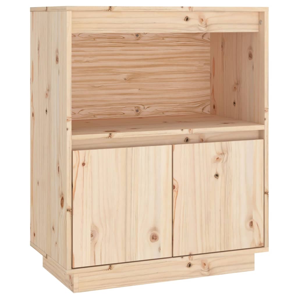 Dressoir 60x34x75 cm massief grenenhout