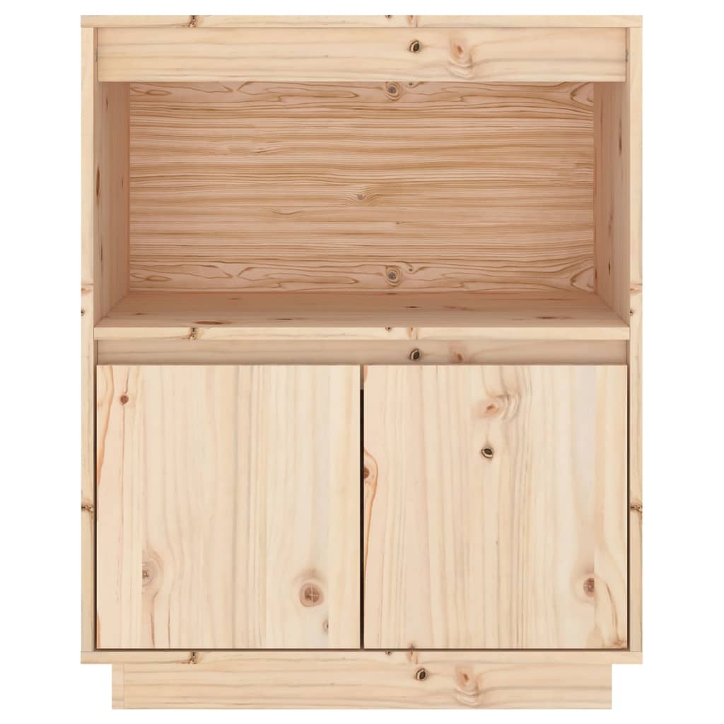 Buffet 60x34x75 cm en bois de pin massif