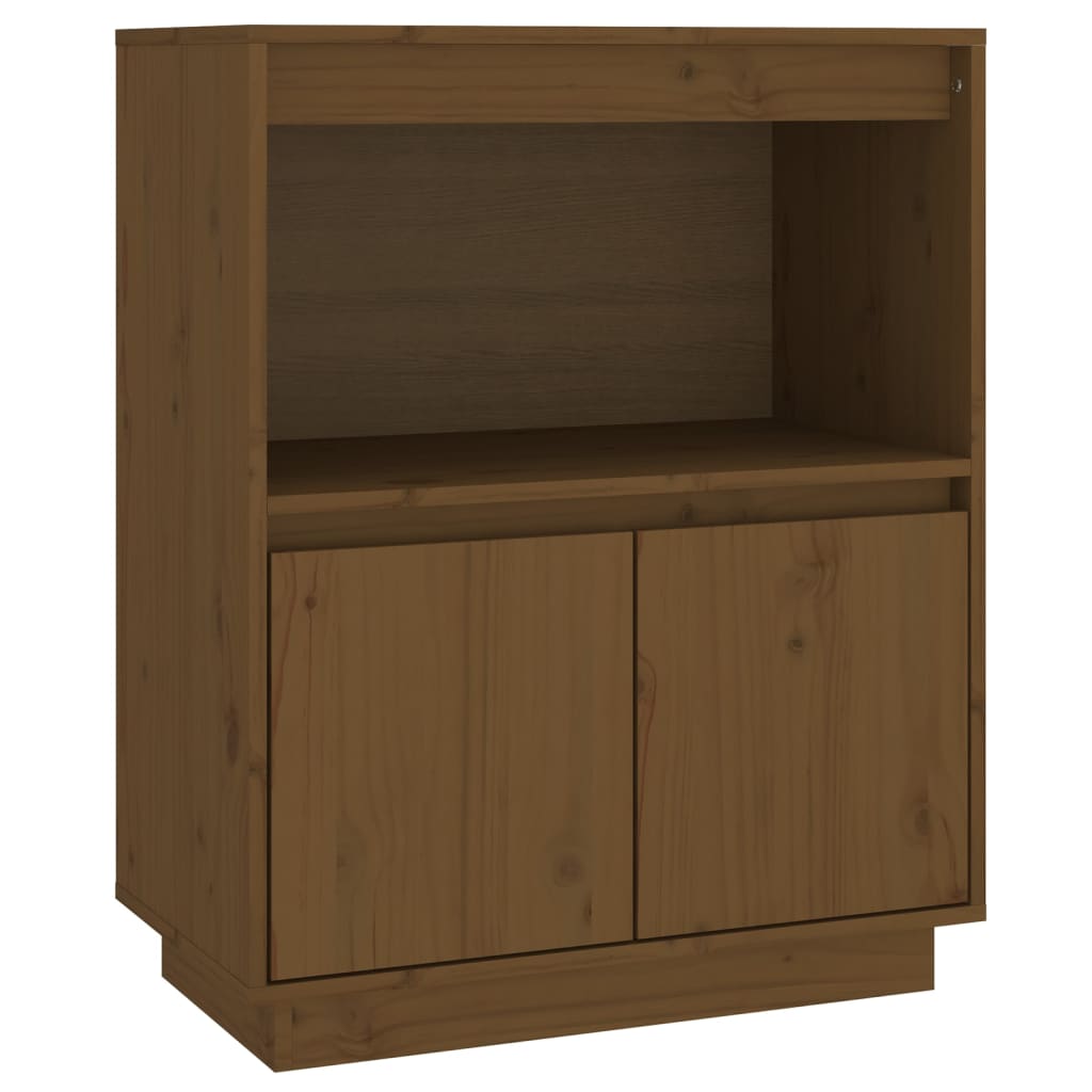 Buffet 60x34x75 cm en bois de pin massif