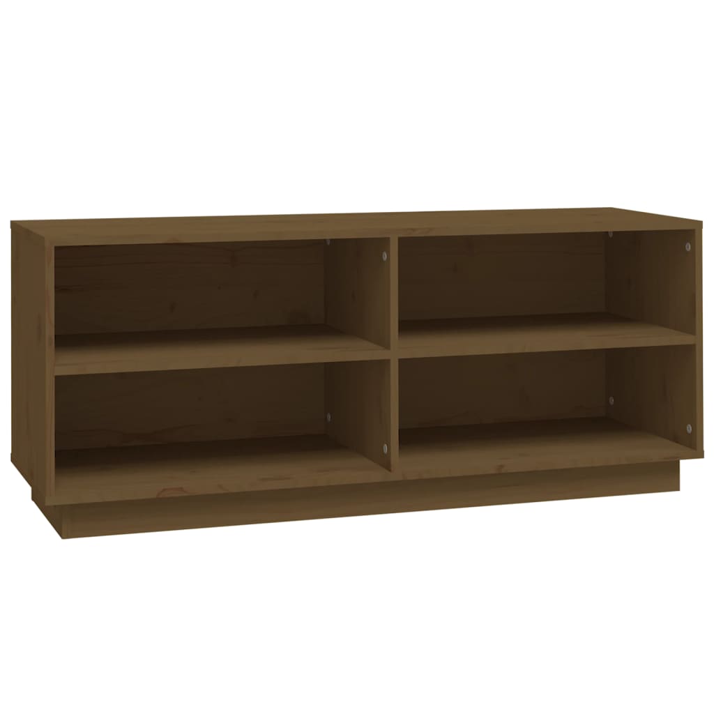 Schoenenkast 110x34x45 cm massief grenenhout