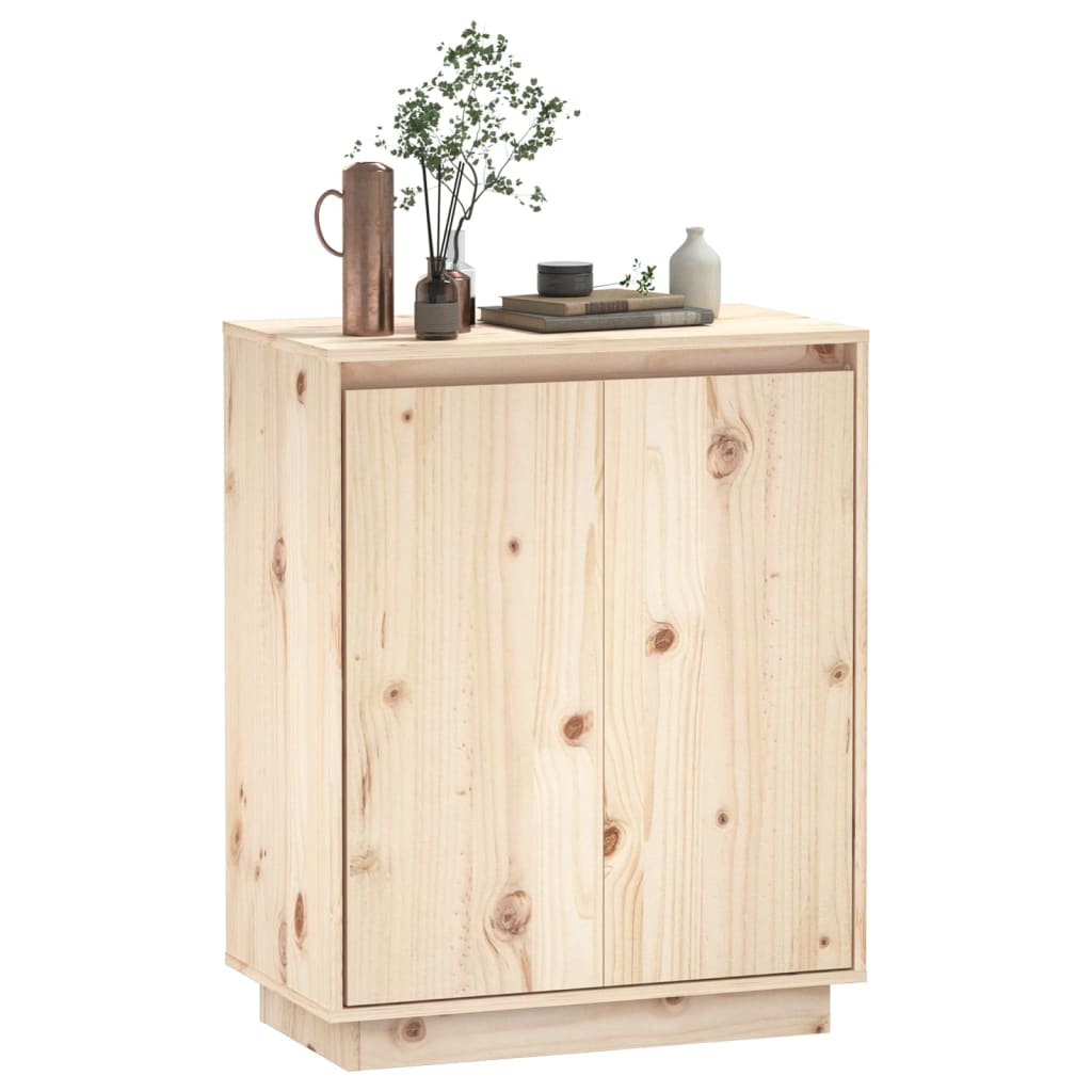 Buffet 60x34x75 cm en bois de pin massif