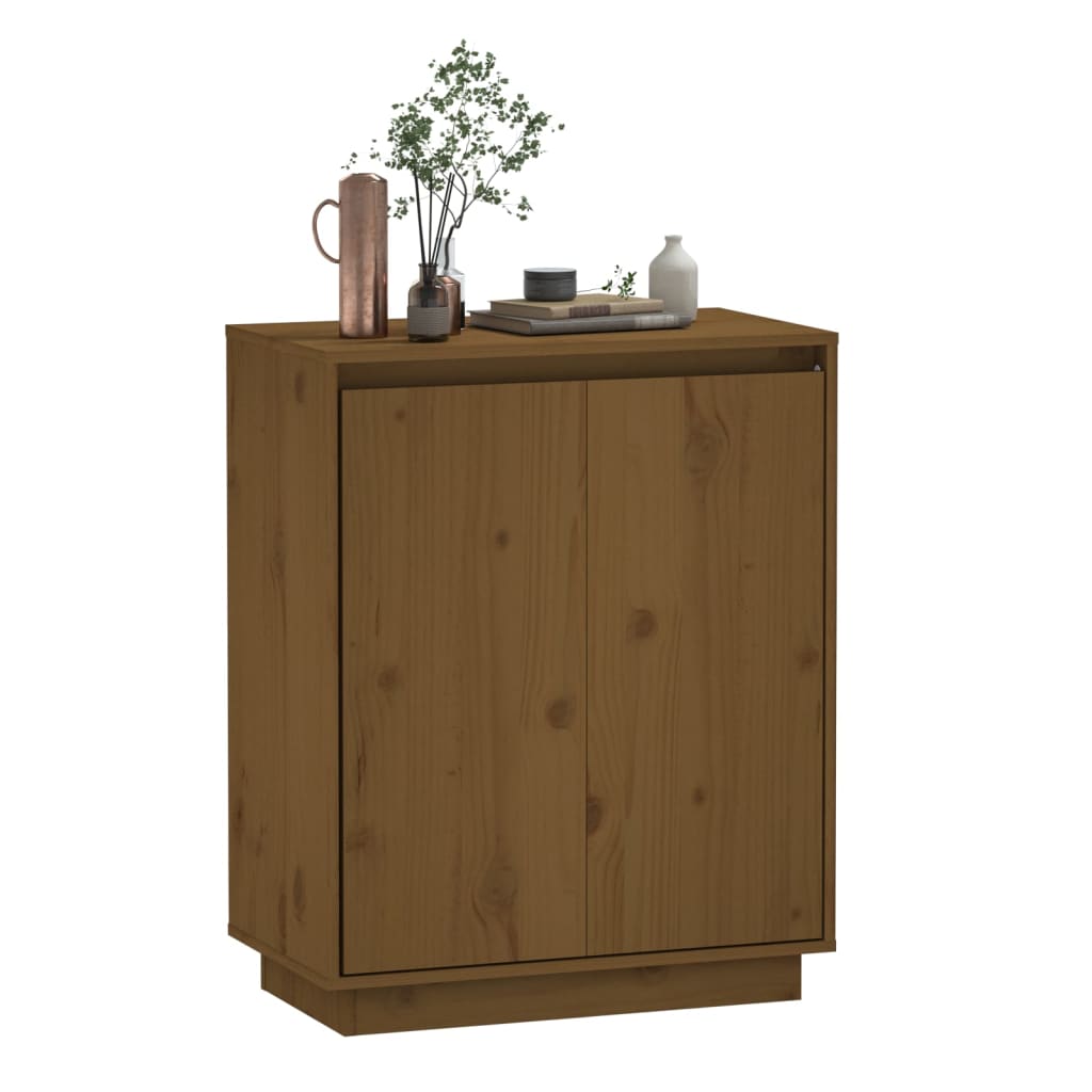 Buffet 60x34x75 cm en bois de pin massif