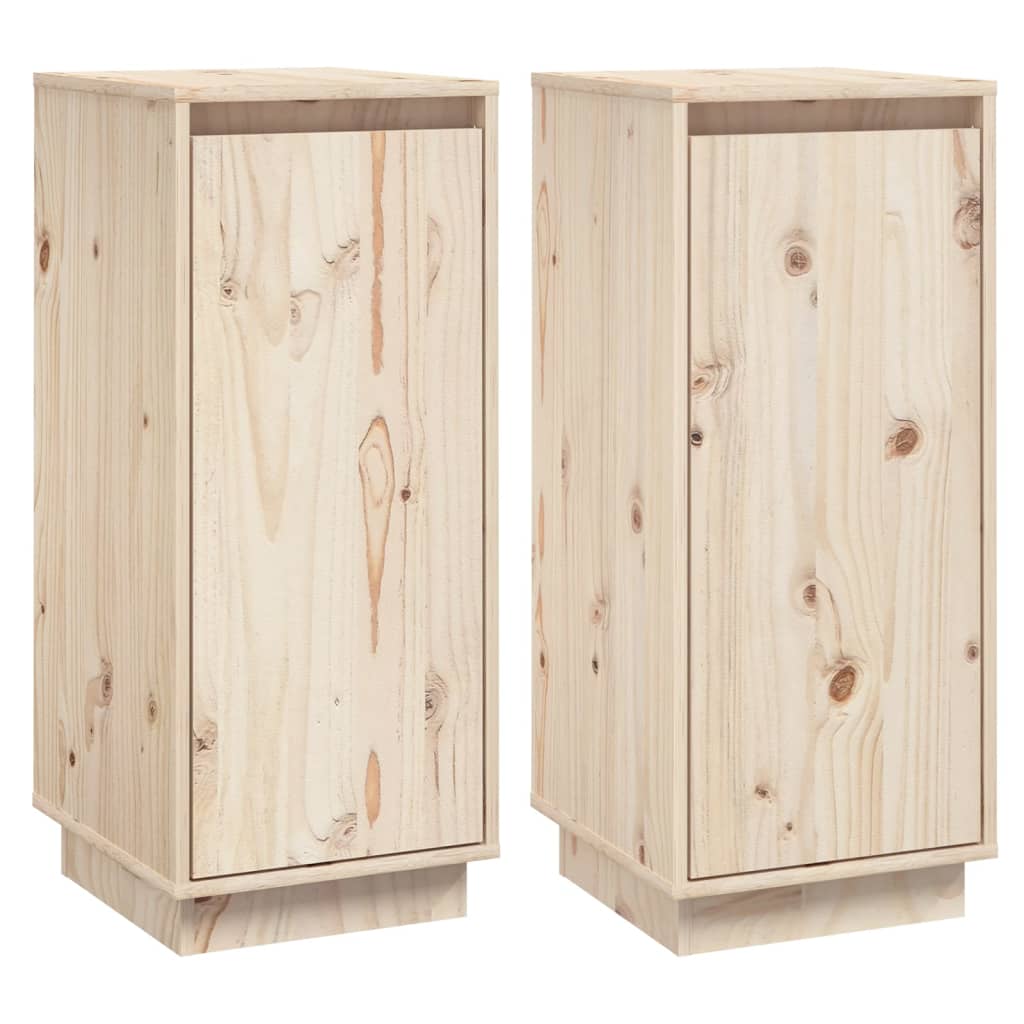 Buffet 31,5x34x75 cm en bois de pin massif