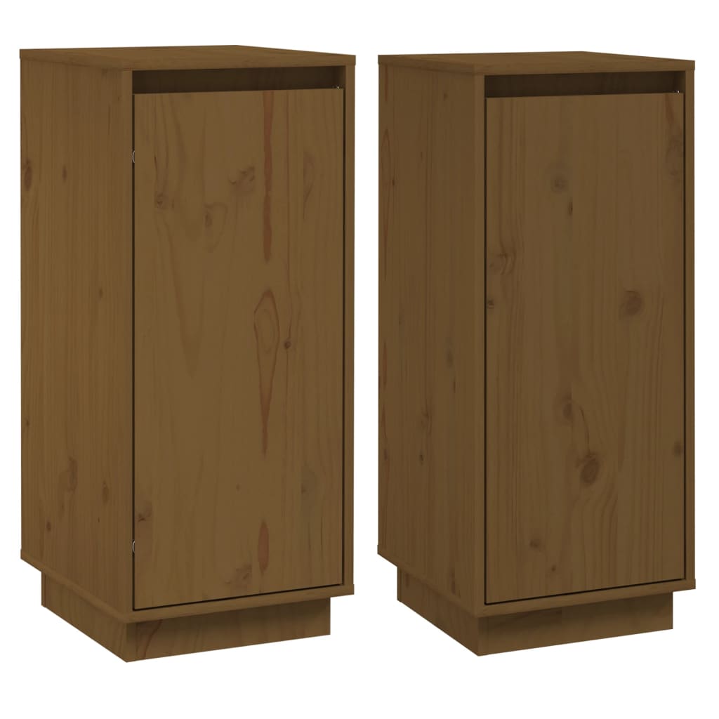 Dressoir 31,5x34x75 cm massief grenenhout